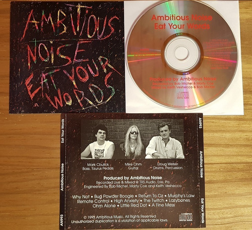 Ambitious Noise - Eat Your Words ( Hard Rock Progresivo) 