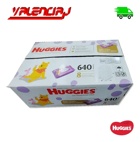 Toallas Húmedas Huggies X 640 Und - Unidad a $1192