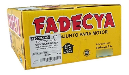 Sub Fadecya Fiat Fire 1.4 8v Evo Uno Way 500 Cult Fiorino