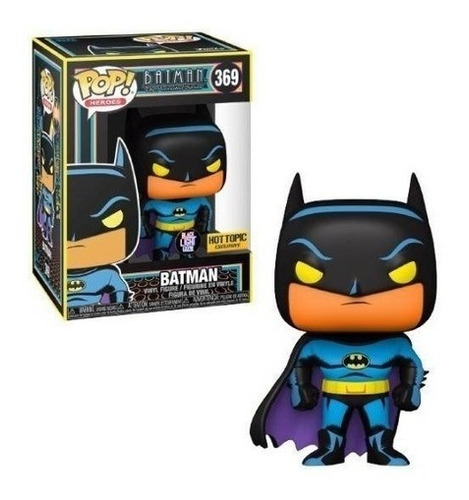 Funko Pop Batman Black Light  - Batman (369) Hot Topic