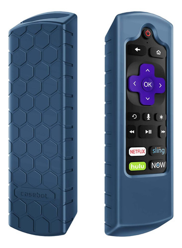 Funda Protectora P/control Remoto Casebot, P/roku, Azul Cian