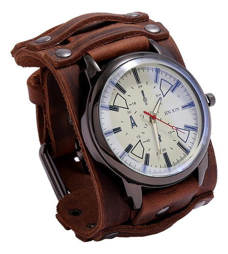 2 Piezas Montado Retro Puntero Punk Reloj