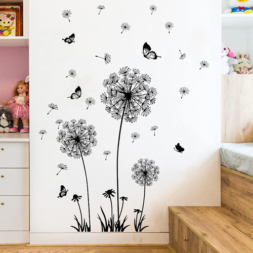 Calcomanías De Pared Farcauo Con Diseño De Diente De León Ne