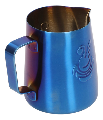 Blue Milk Frothing Pitcher Frother 380 Ml De Qualidade Alime