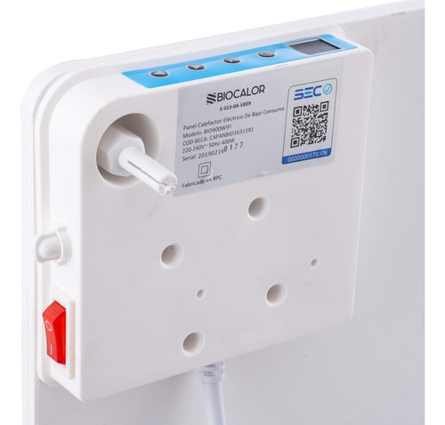 Panel De Bajo Consumo Biocalor Bio400 Wifi