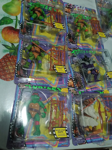 Tmnt Movie Star Figuras Accion Set 6 Tortugas Ninja (Usado)