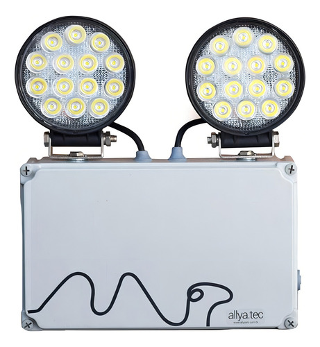 Lâmpada De Emergência Allya.tec Alx 2 Farois 5000 Lumens