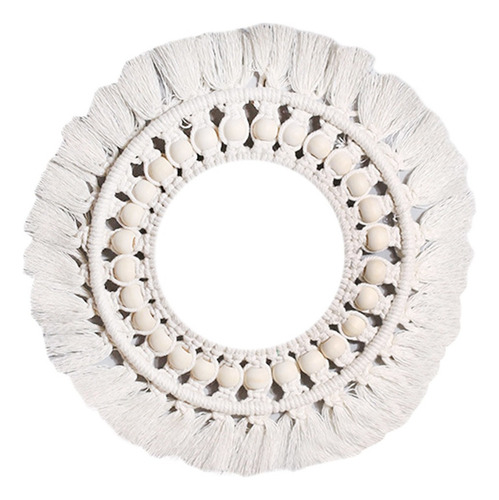 S Espejo De Pared De Macramé Grande Que Cuelga El