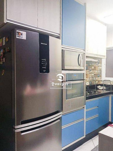 Imagem 6 de 30 de Cobertura Com 3 Dormitórios À Venda, 166 M² Por R$ 599.000,00 - Campestre - Santo André/sp - Co11830