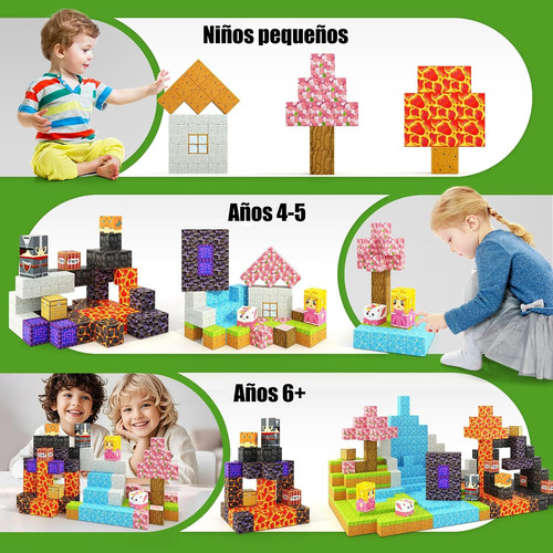 Juguetes De Construcción Bloques Minecraft Juegos Stem 84pzs