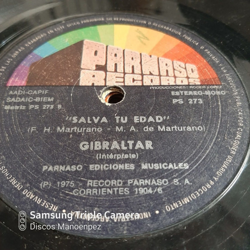 Simple Gibraltar Parnaso Records C20