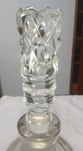 Antigua Botella De Cristal 0.65 L Redonda 35 Cm Vino/ Licor (Usado)