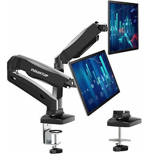 Mountup Soporte De Monitor Doble - Soporte De Monitor Doble 