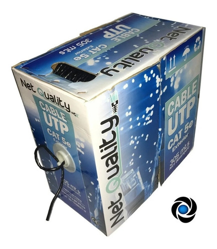 Imagen 3 de 6 de Cable Utp Red Rollo Bobina 305m 305mts Cat5 Cctv Balun Camara Rj45 Plug Metrado