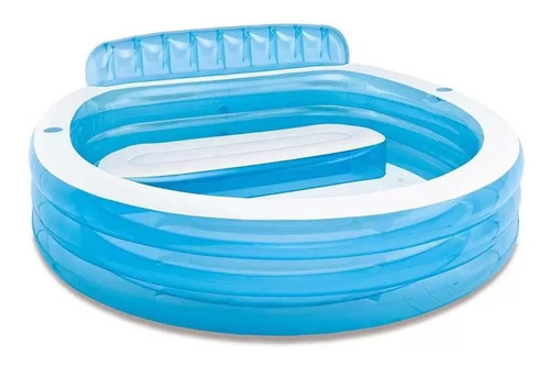 Piscina Inflável redonda Intex Swim Center 57190 640L branca e azul