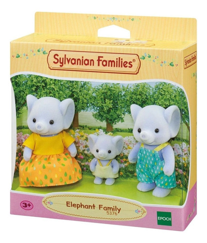 Sylvanian Families Familia Elefante 5376 Intek Para Niños