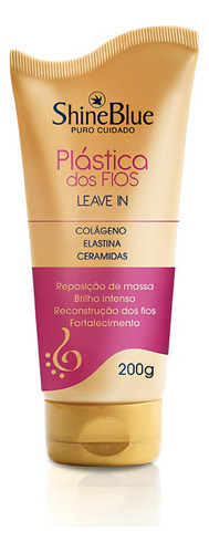 Leave-in Plástica Dos Fios Shine Blue 200g