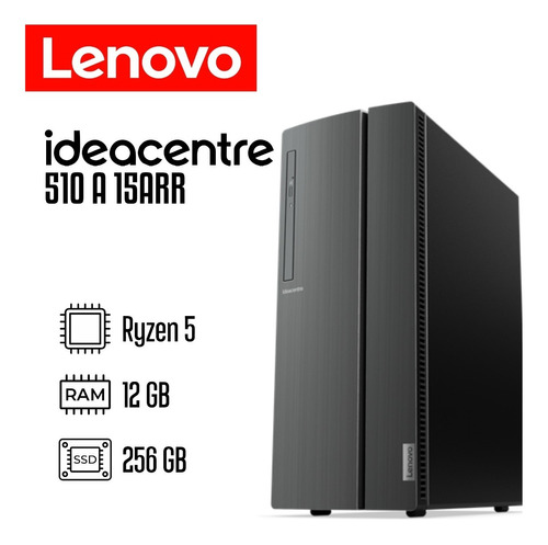 Torre Cpu Lenovo Thinkcentre Ryzen 5 12gb 256gb Ssd  + 1tb 