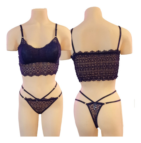 Bralette Top Corpiño Mas Bombacha Conjunto Varios Modelos!!