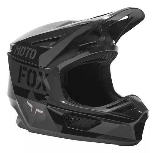 Casco Moto Niño V1 Venz Azul Fox —