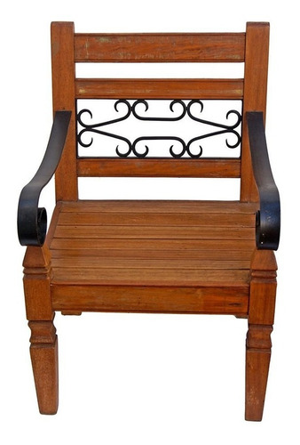 Cadeira Madeira De Demolição Peroba Rosa 97 X 65 X 64cm (s)