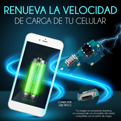 Flex Flexor Centro De Carga Compatible Con Samsung A21s Sm-a217m Slim Company