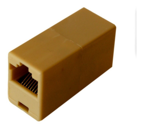 Paq 5 Cople Rj45 Cat 5e Cat 6 Union Cable Utp Red