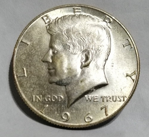 Moneda Medio Dolar Usa Kennedy 1965