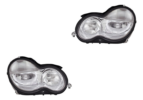 2 Faros Delanteros Depo Mercedes-benz C240 Del 2001 Al 2002