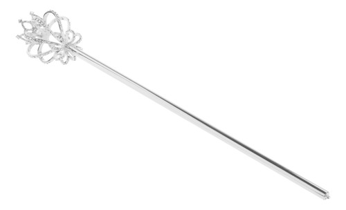 Cosplay Fairy Wands Alloy Pedrería Plateada Talla Única