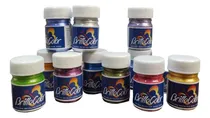 Comprar Set De 12 Piezas De Pinturas Brilla Color Metalica S-6000