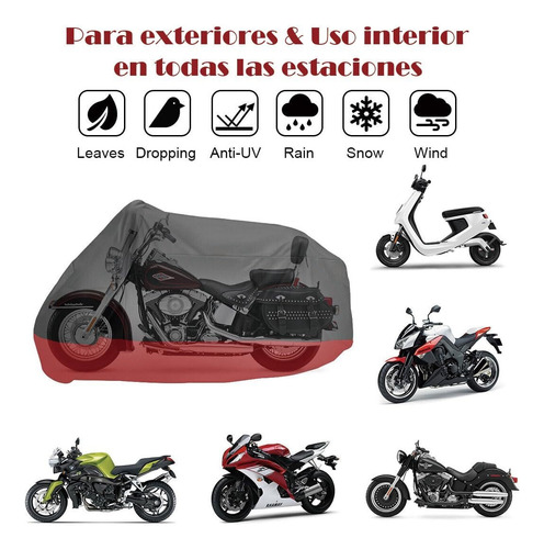 Cubierta Protector Para Motocicleta Protección Contra Lluvia