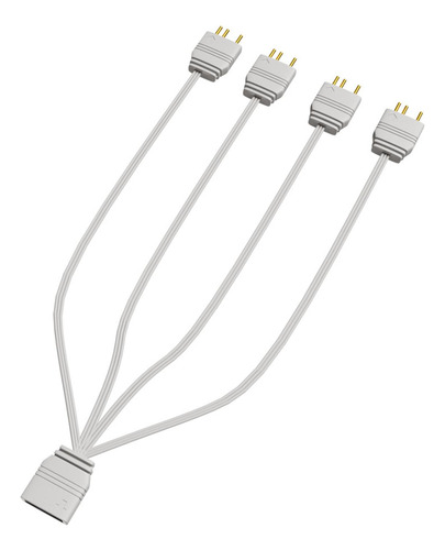 Adaptador De Conector Argb Splitter 5v 3pin Para 1 A 4
