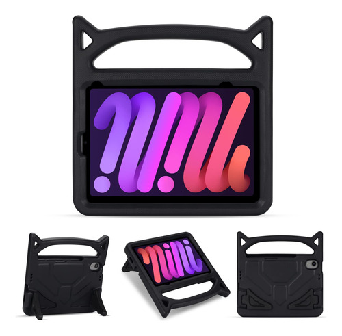 Funda Para iPad Mini 6 Kids Asa Soporte Lapiz Color