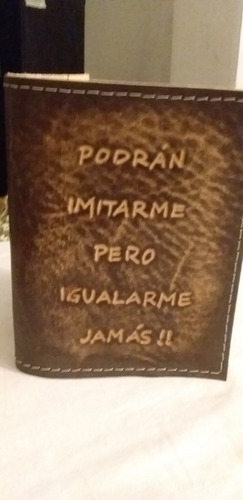 Agendas  Perpetua De Cuero, Personalizadas, Con Pasante