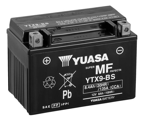 Bateria Dominar 400 Ytx9 Yuasa Motorace