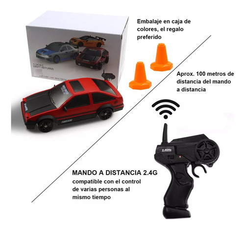 2.4g Drift Rc Car 4wd Rc Drift Coche De Juguete De R