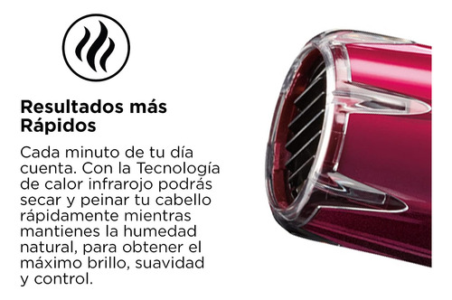 Secadora De Cabello Revlon Rvdr5105la1n2 2 Vel Con Concentra