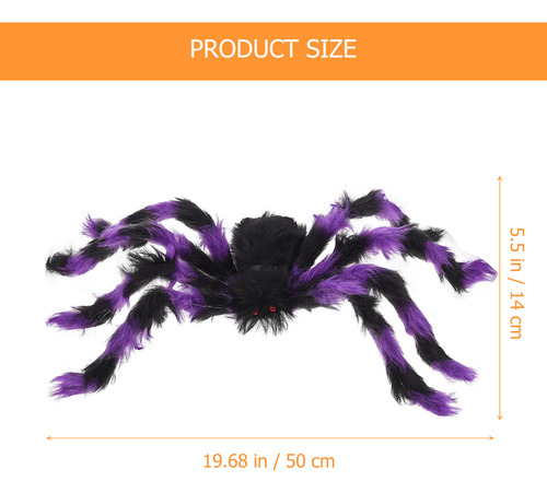 Peluche De Peluche Con Forma De Araña Colorida De 50 Cm Para
