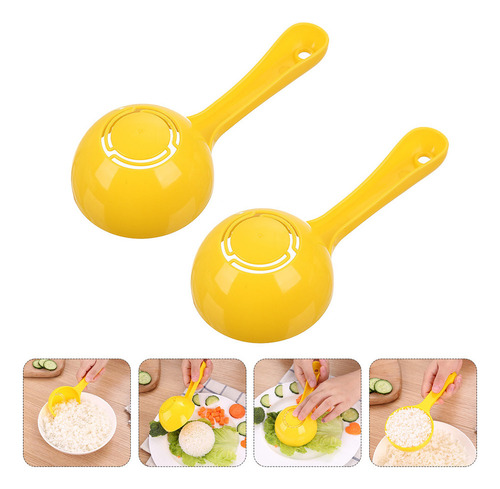 Moldes De Silicona Para Arroz, Semicircular, 2 Unidades