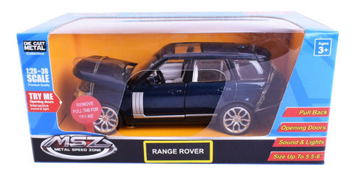 Auto De Coleccion Range Rover 2013 Escala 1:34 Msz C/luz Ful