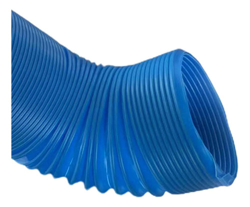 Tubo De De Entrada De Aire Flexible Azul 76 Mm De Diámetro