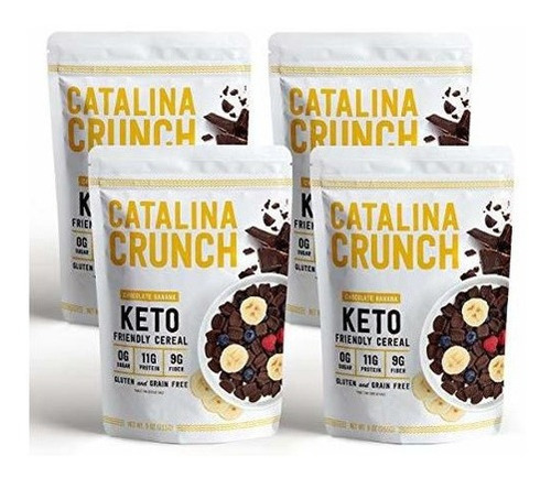 Catalina Crunch Chocolate Banana Keto (9 Ounce (pack Of 4)|