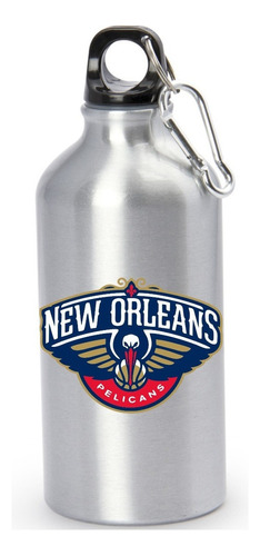 Termo New Orleans Pelicans  Nba Botilito Botella Aluminio 