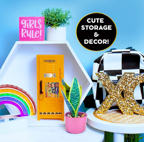 Rainbow High Secret Locker - Juego De Papelería