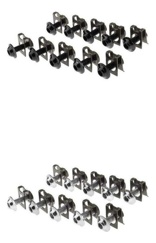 20x Moto M6 / 6mm Kit De Pernos De Del Cuerpo Clips De