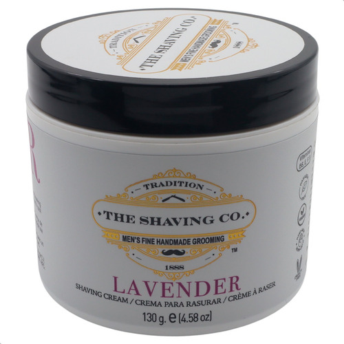The Shaving Co Kit X 3 Crema Para Afeitar Lavanda Cream Lavender Shaving Cream set de 3 piezas de 130 gr cada una