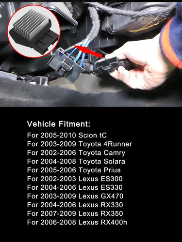 Hvac Unidad Control Motor Ventilador Para Toyota Camry Lexus