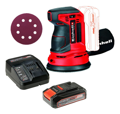 Lijadora Orbital Einhell + Bateria 18v Y Cargador Te-rs18li