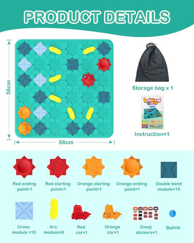 Juguetes Para Niños Juegos De Mesa Stem, Constructor De Carr